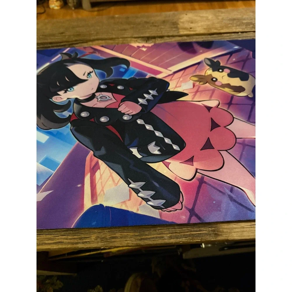 2023 Pokemon TCG Crown Zenith Marnie Morpeko Playmat TCG Accessory Multi Color
